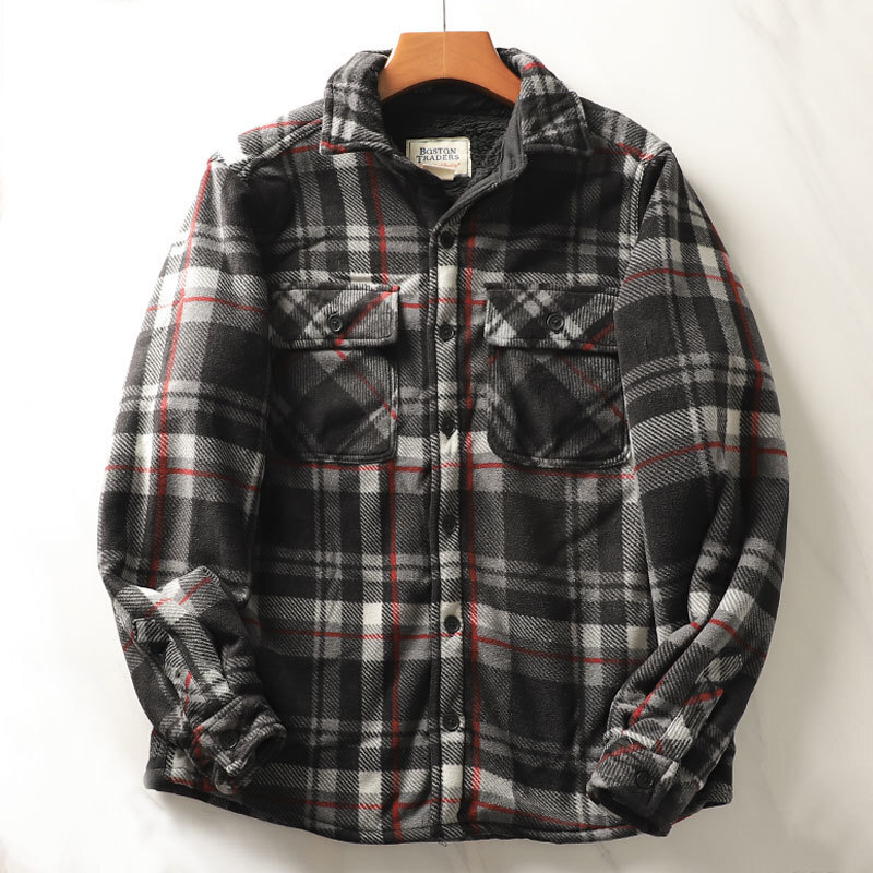 Flannel Plaid Shirt Heavy Weight - Men's Heavyweight Flannel Plaid Shirts Winter
