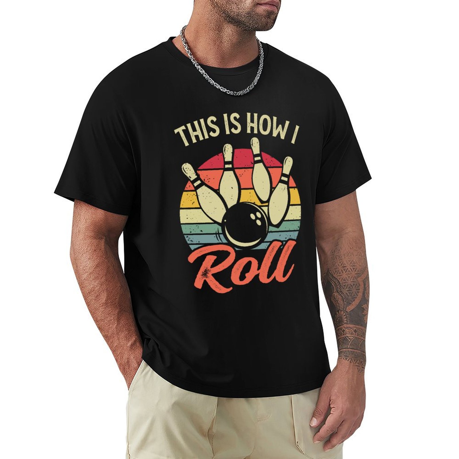 Short Sleeve Bowling Shirt Retro - This Is How I Roll Retro
