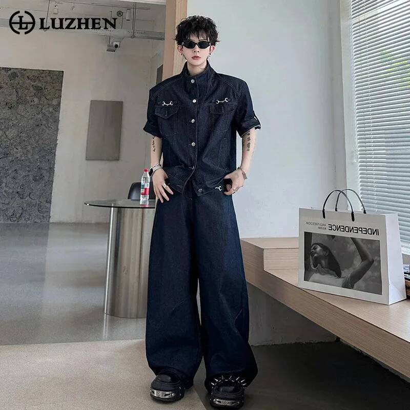 Jeans - LUZHEN Handsome 2026 Summer New Denim