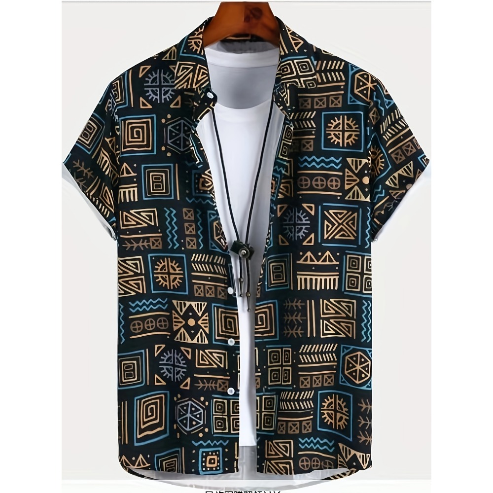 Vintage Hawaiian Floral Shirt - Breathable Thin Fabric Multi Style Men