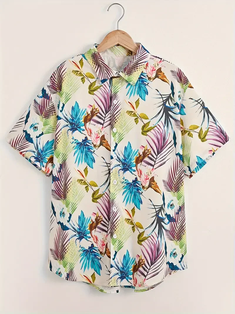 Short Sleeve Bowling Shirt Retro - Men's classic bowling ball pattern Hawaiian