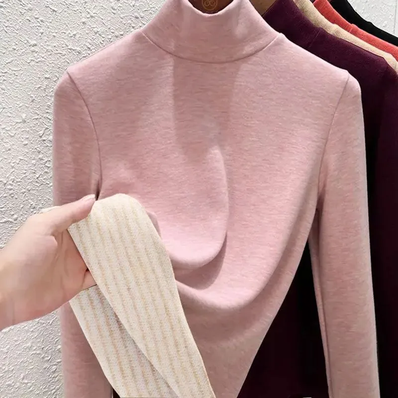 Underwear - Womens Mock Neck Thermal Base Layer