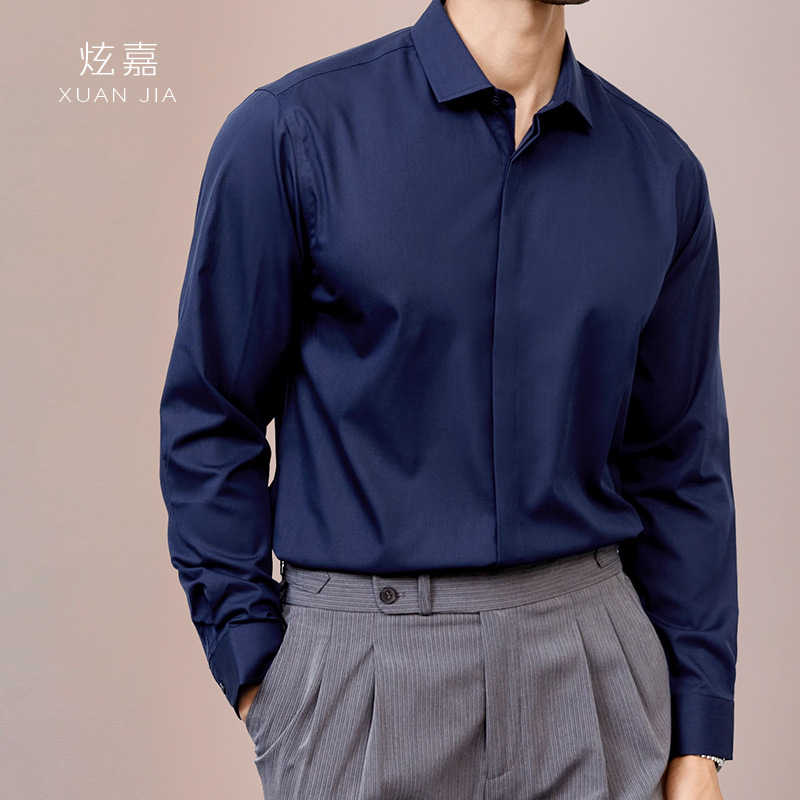 Mens Satin Silk Dress Shirt - Men's Silk Shirt 2026 Spring and