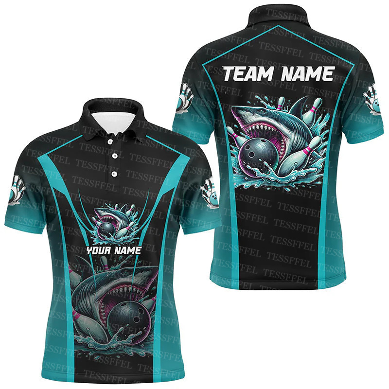 Short Sleeve Bowling Shirt Retro - Custom Name Graffiti Flame Gradient Bowling