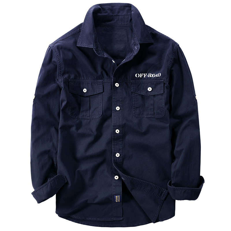 New Men's Spring Multi-pocket  - Tactical Military Shirt Cargo review and price