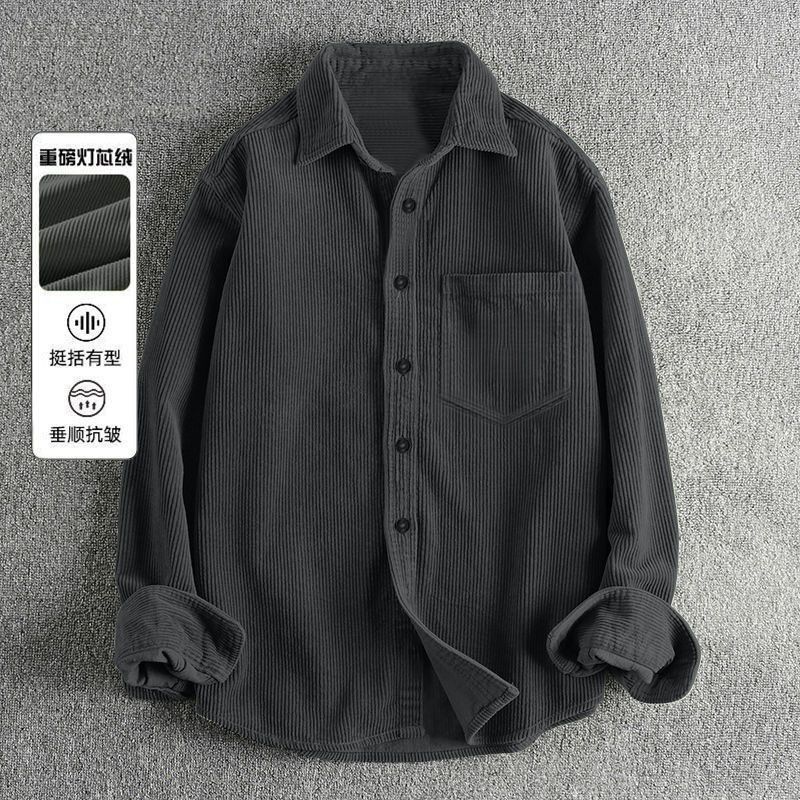 Autumn Men's Corduroy Long Sle - Corduroy Button Up Shirt Men review and price