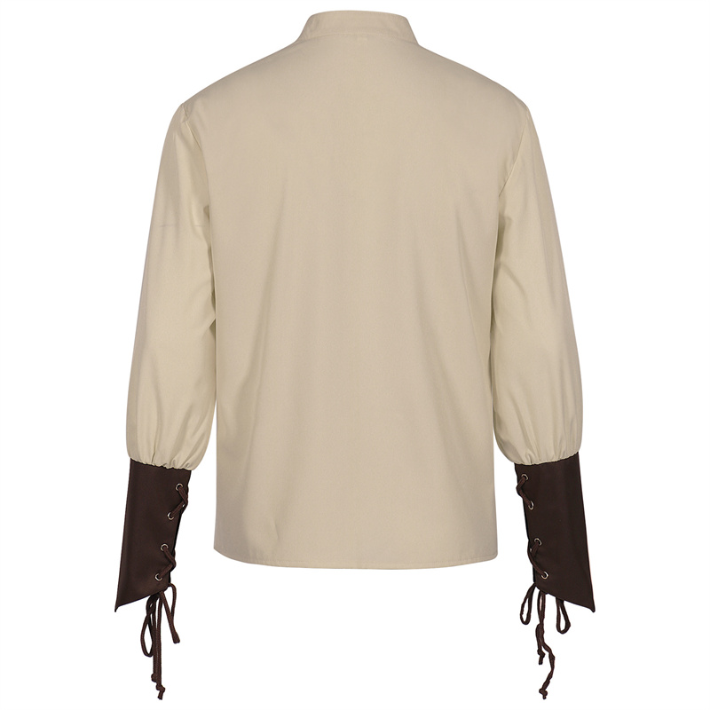 Men's Medieval Pirate Shirt Re - Medieval Gothic Lace Up Pirate Shirt review and price