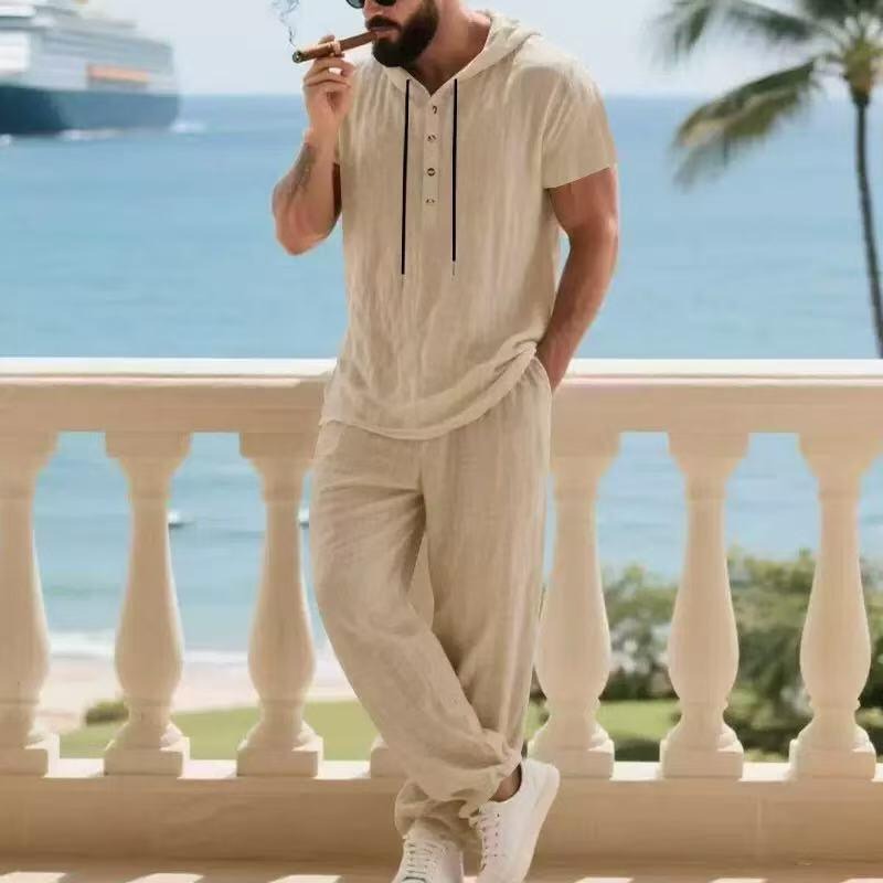Men American Retro 3D Linen Ho - Mens Linen Shirt Long Sleeve review and price