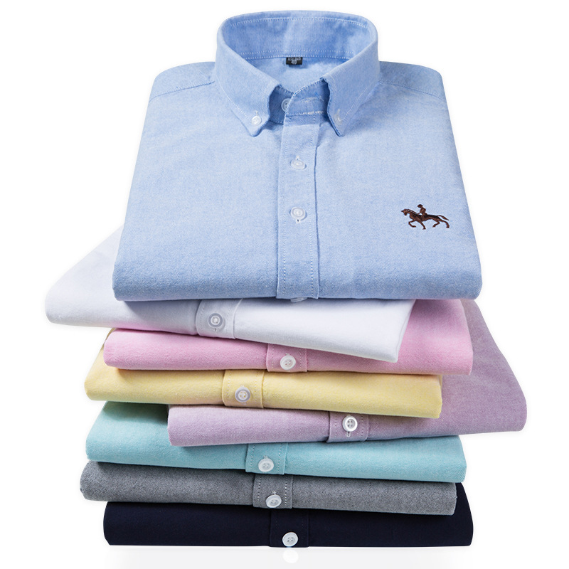 New 100% Cotton Oxford Shirt F - Oxford Cotton Casual Shirt Business review and price