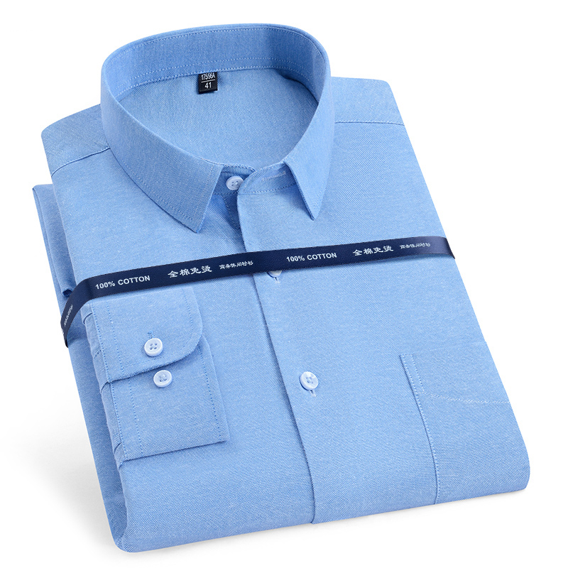 Oversize 11XL 10XL 9XL  Qualit - Oxford Cotton Casual Shirt Business review and price