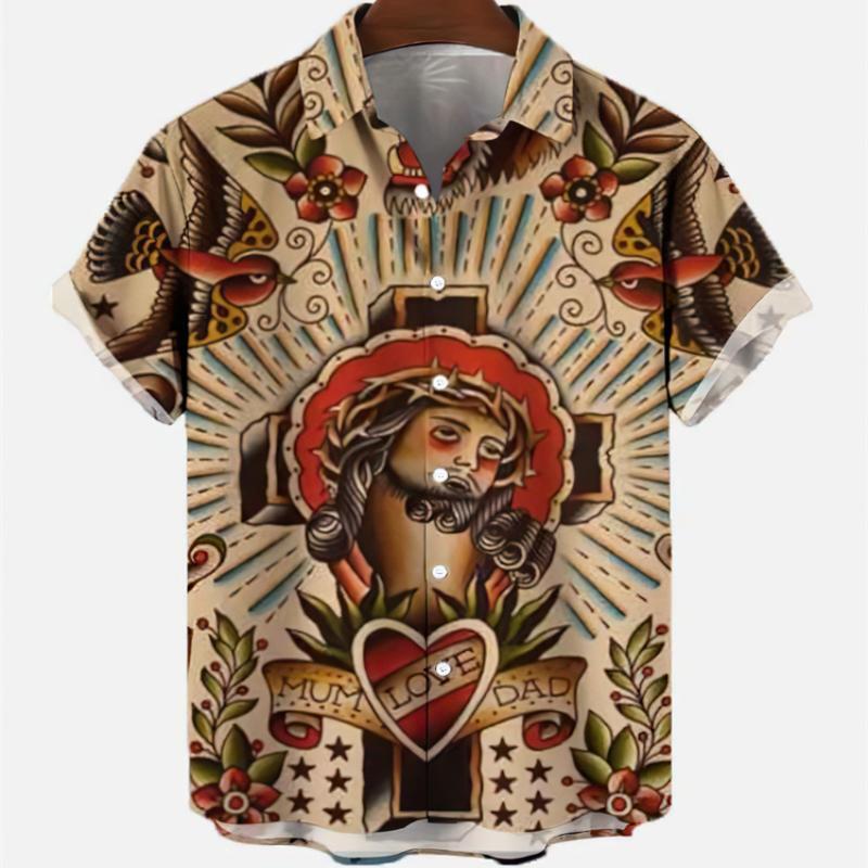 Hawaiian Men's Vintage Summer  - Vintage Hawaiian Floral Shirt review and price