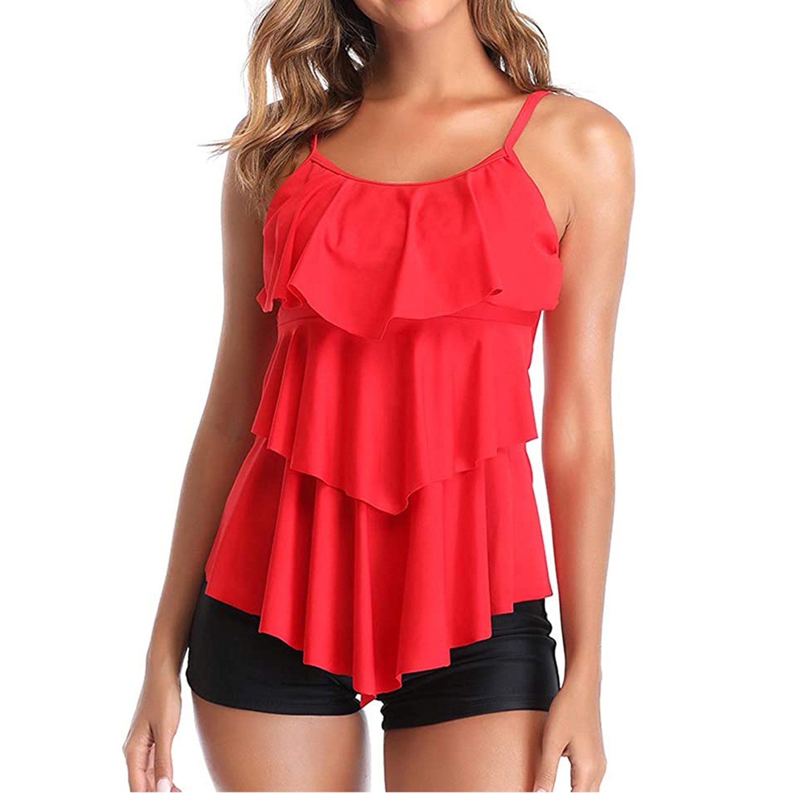 Woman Bikini Floral Print Tank - Shorts review and price