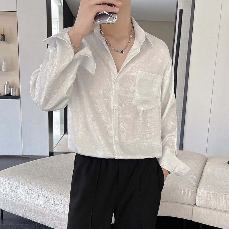 Sexy Silk Satin Shirts for Men - Mens Satin Silk Dress Shirt review and price