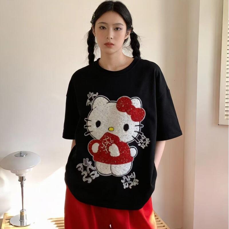 Cute Short-Sleeved Hello Kitty - T-Shirts review and price
