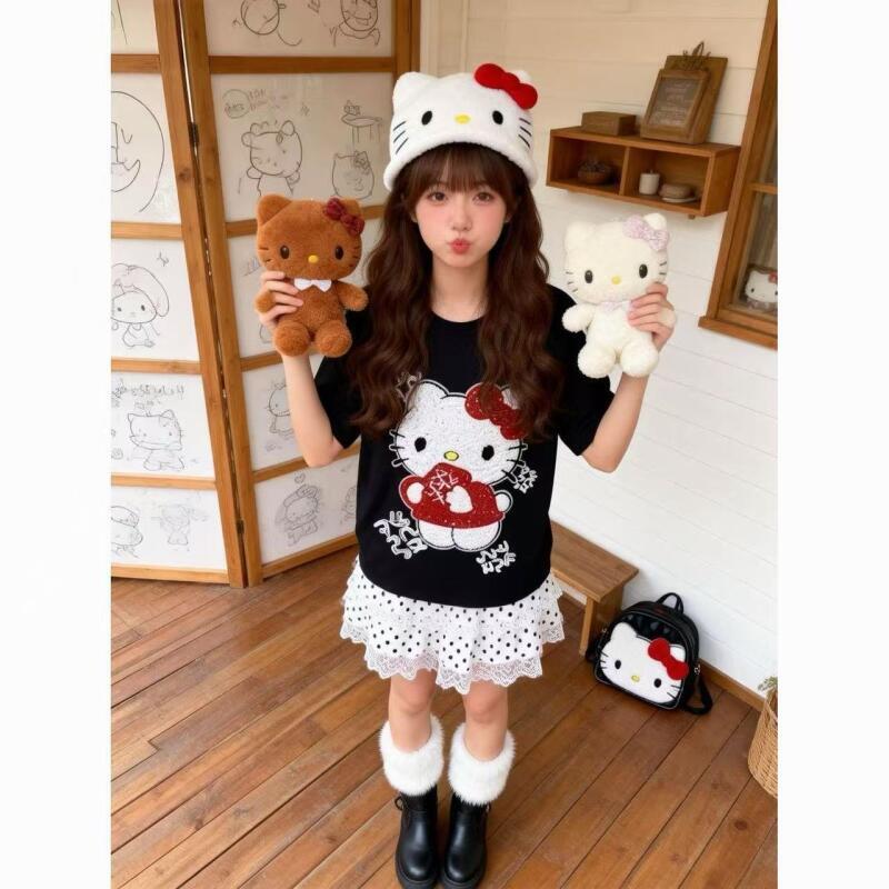 Cute Short-Sleeved Hello Kitty - T-Shirts review and price