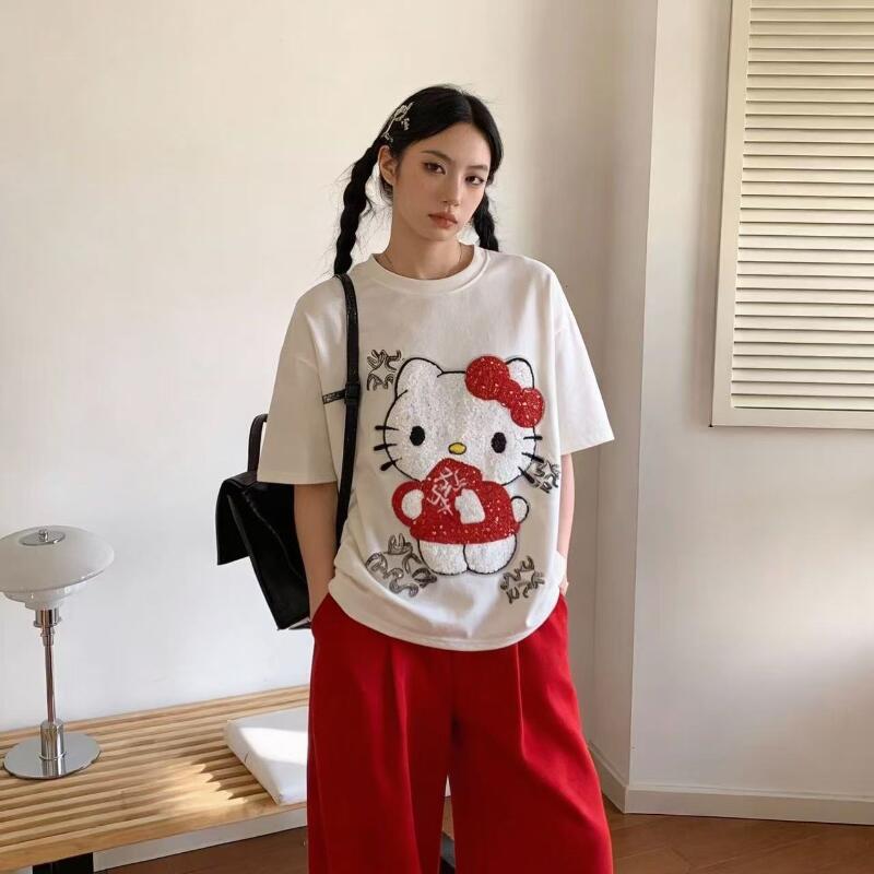 Cute Short-Sleeved Hello Kitty - T-Shirts review and price