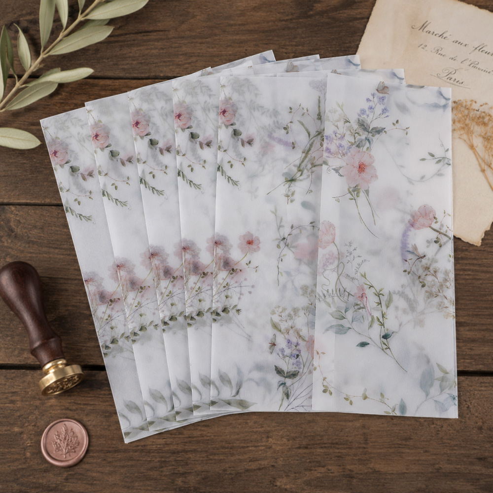 20/50pcs Vellum Wrap with Wate - Jackets review and price