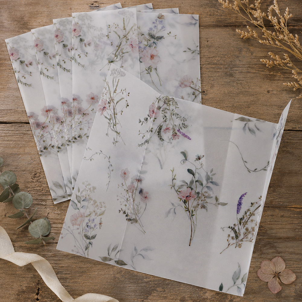 20/50pcs Vellum Wrap with Wate - Jackets review and price