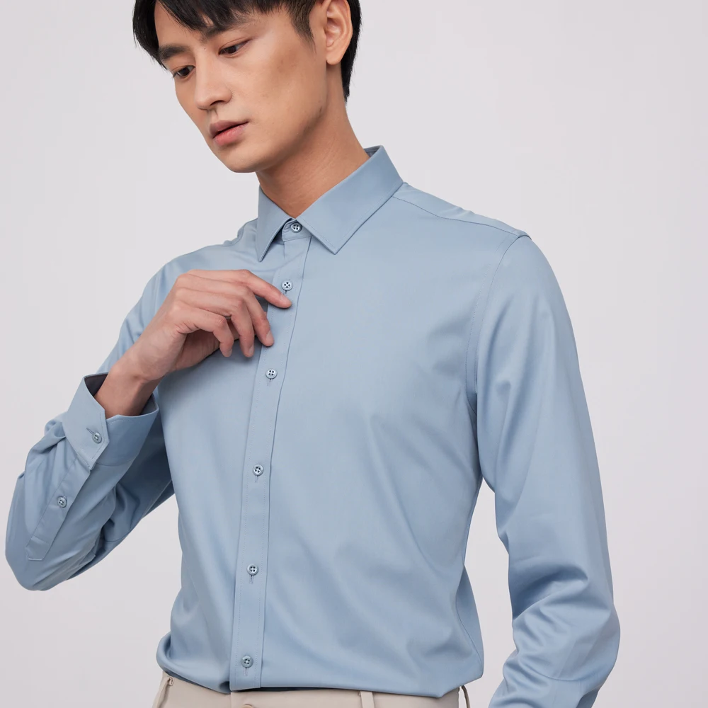 Men's Business Non-Iron Shirt  - Breathable Bamboo Fiber Shirt Non Iron review and price