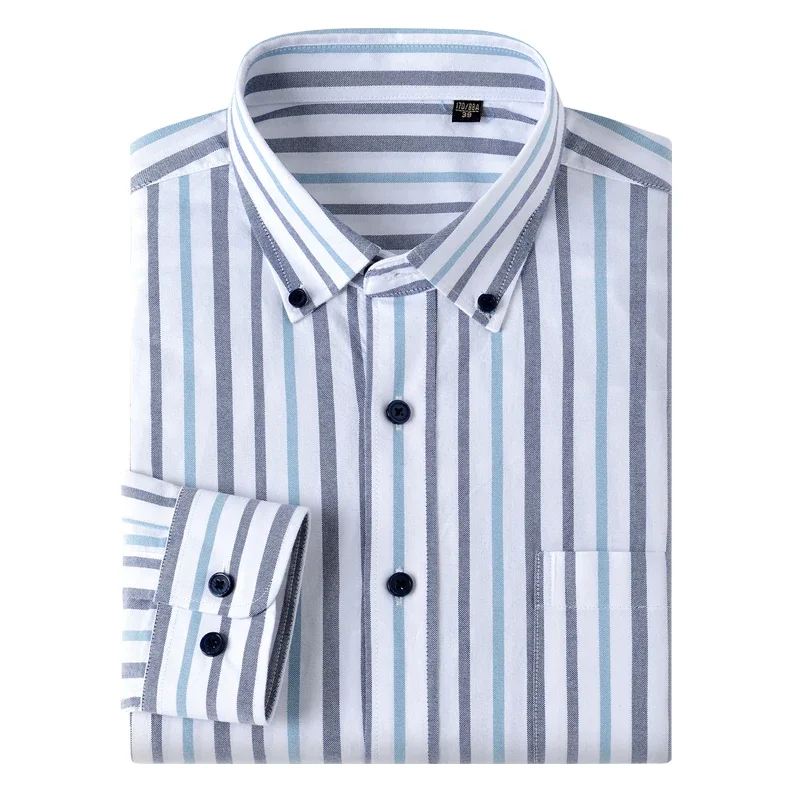 High Quality Long sleeve Shirt - Oxford Cotton Casual Shirt Business review and price