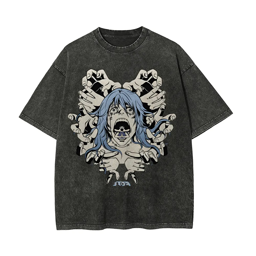 Mahito T Shirt Jujutsu Kaisen  - Acid Wash Vintage Graphic T Shirt review and price