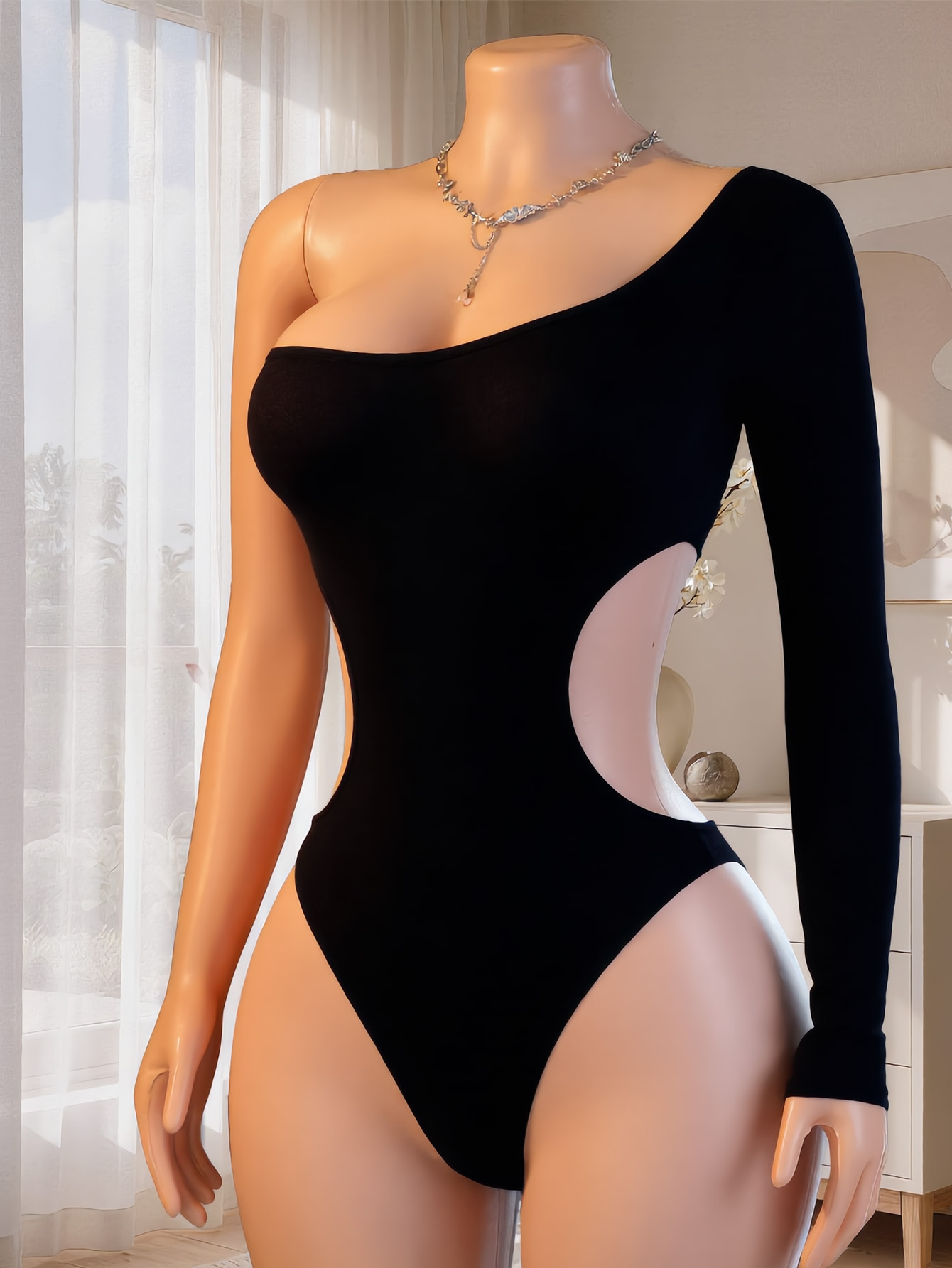 Women One Shoulder Long Sleeve - Underwear review and price
