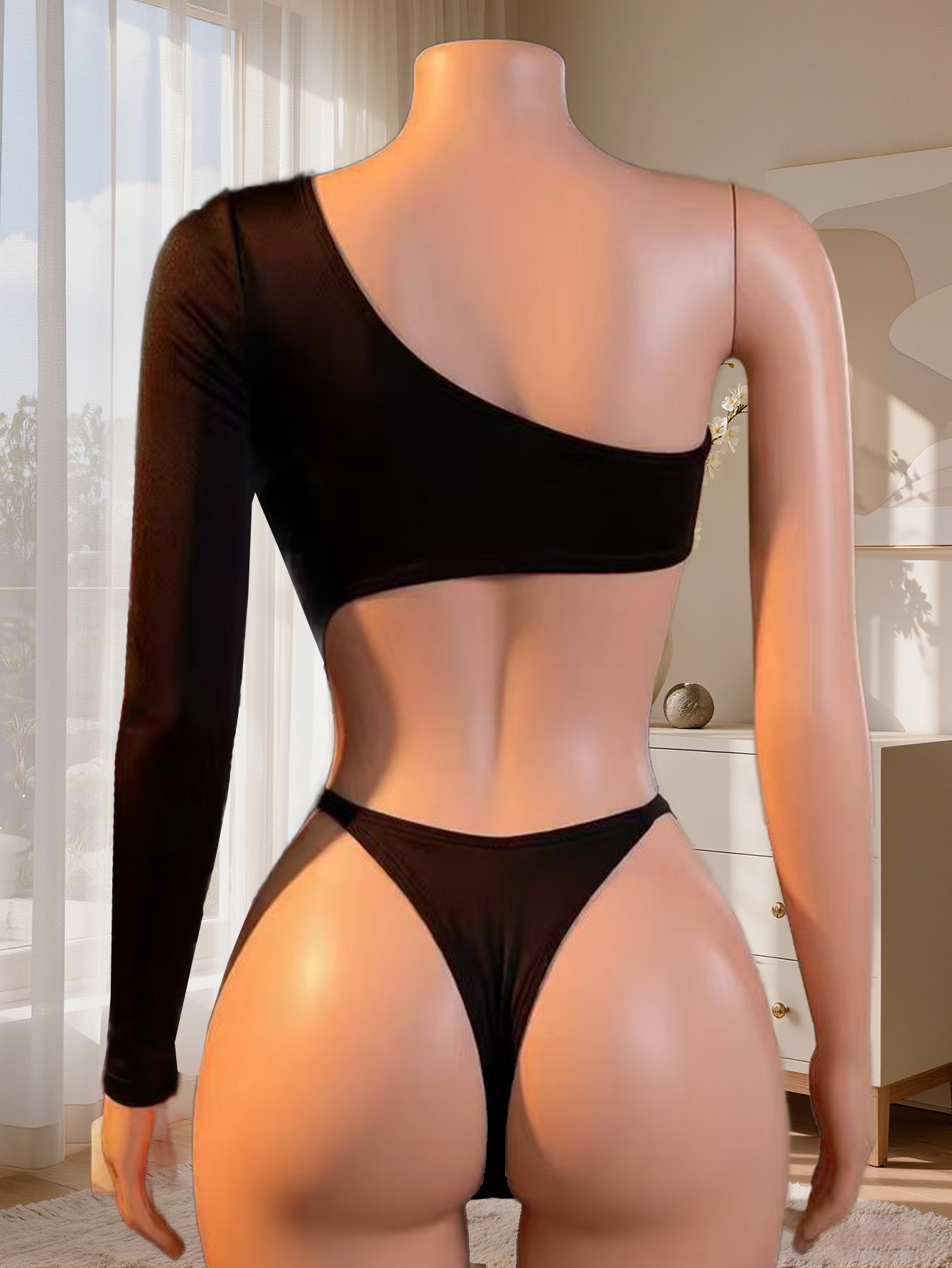 Women One Shoulder Long Sleeve - Underwear review and price