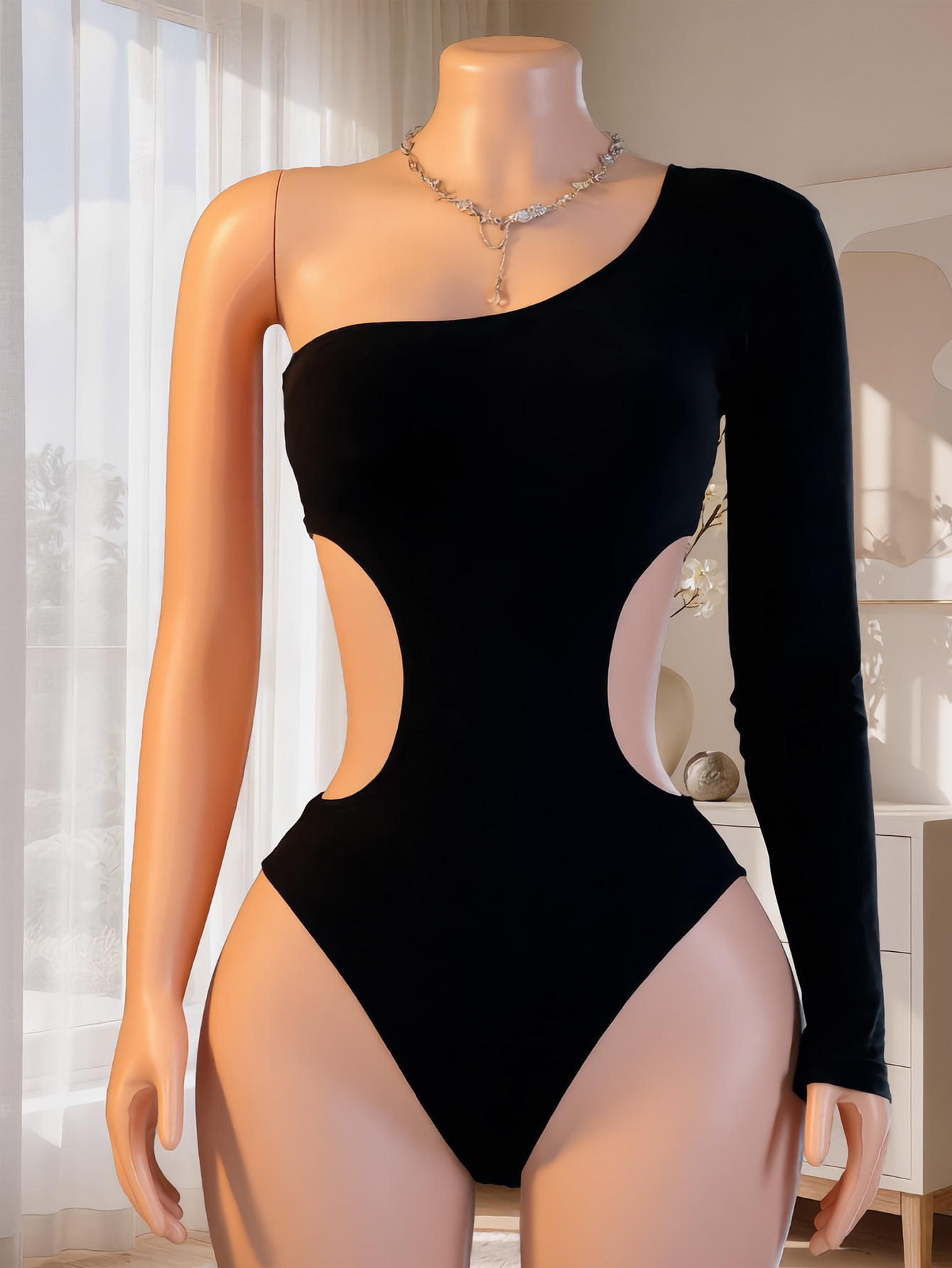 Women One Shoulder Long Sleeve - Underwear review and price