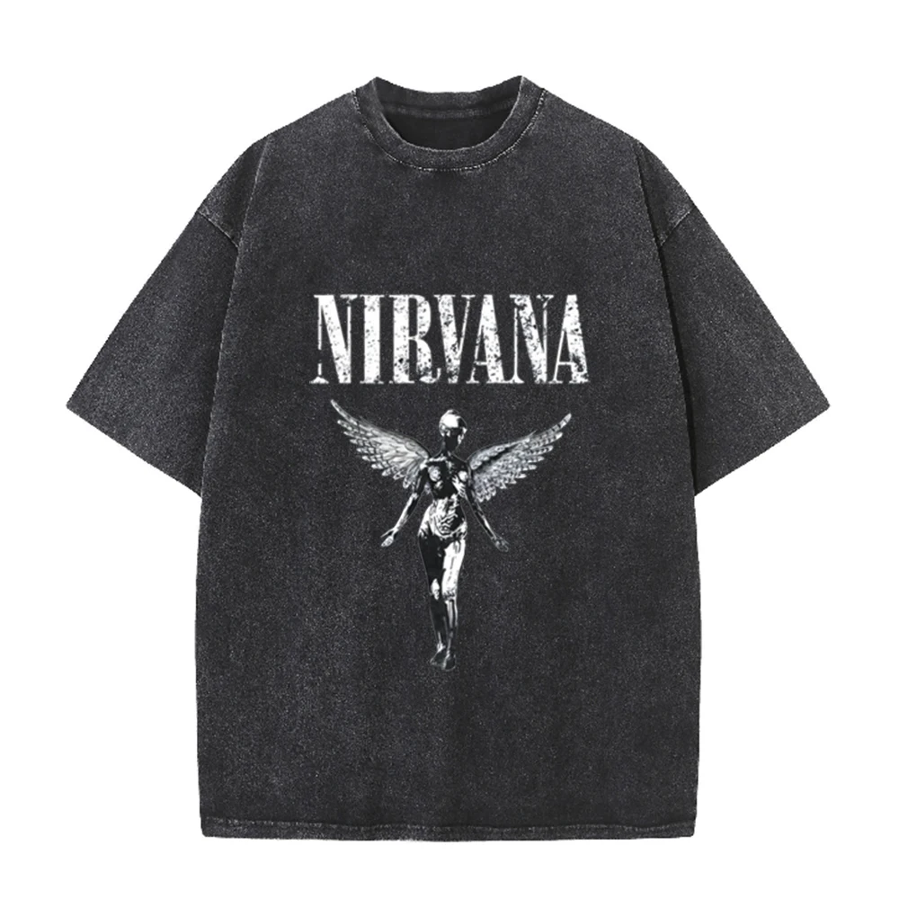 Retro Acid Wash Oversized T-sh - Acid Wash Vintage Graphic T Shirt review and price