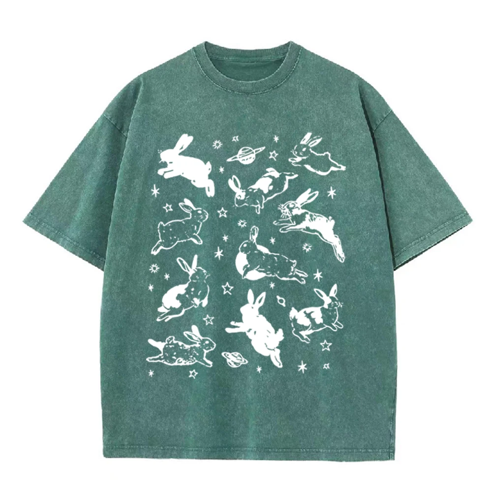 2026 Vintage Space Rabbit Plan - Acid Wash Vintage Graphic T Shirt review and price