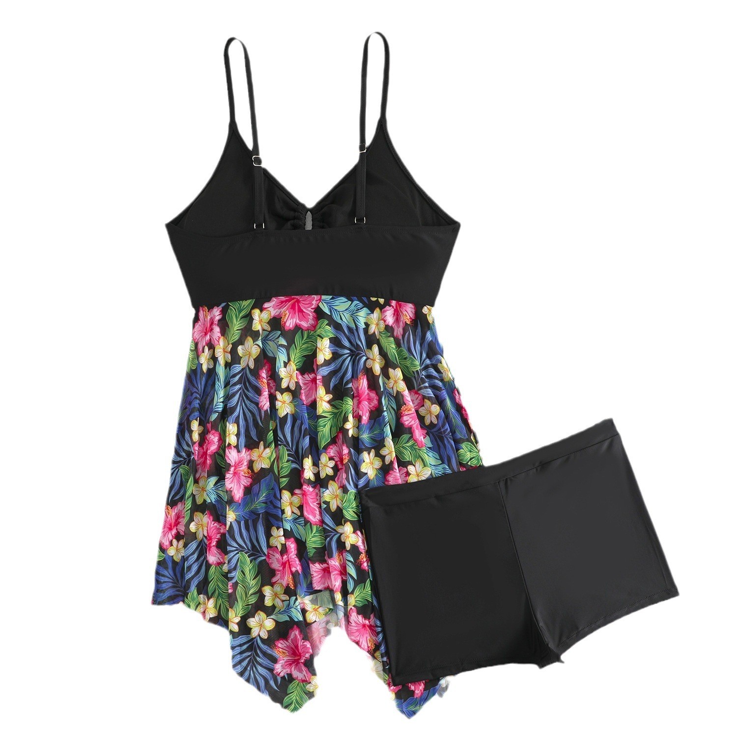 Women Tankini Sleeveless V Nec - Shorts review and price