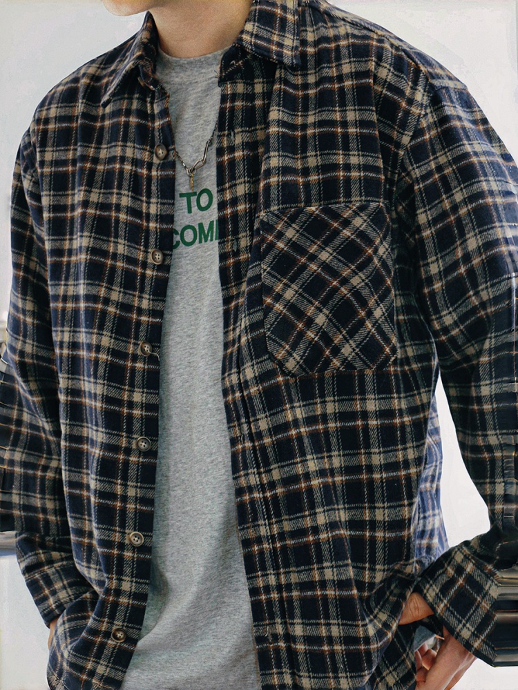 ‌Japanese Vintage Heavyweight  - Flannel Plaid Shirt Heavy Weight review and price