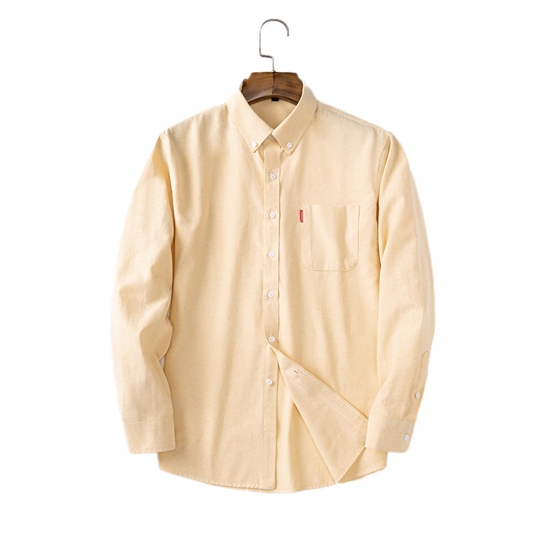 Men's Pure Cotton Oxford Cloth - Oxford Cotton Casual Shirt Business review and price