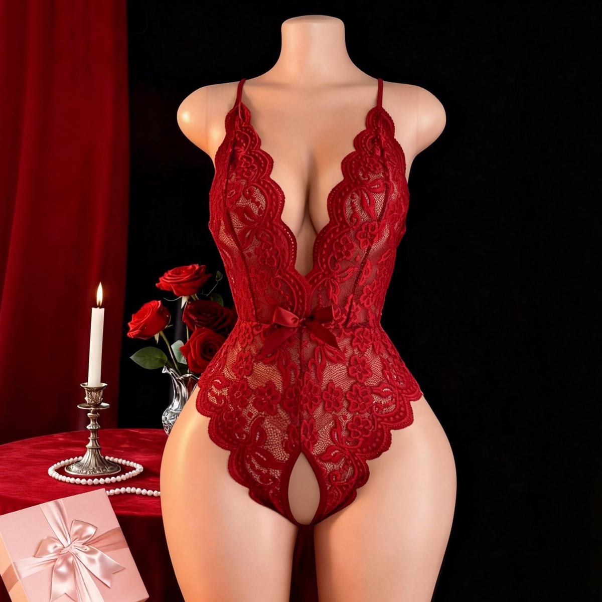 Hot Crotchless Sexy Lingerie F - Underwear review and price