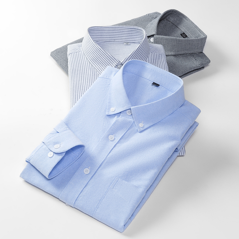 Spring New Men Oxford Shirt Lo - Oxford Cotton Casual Shirt Business review and price