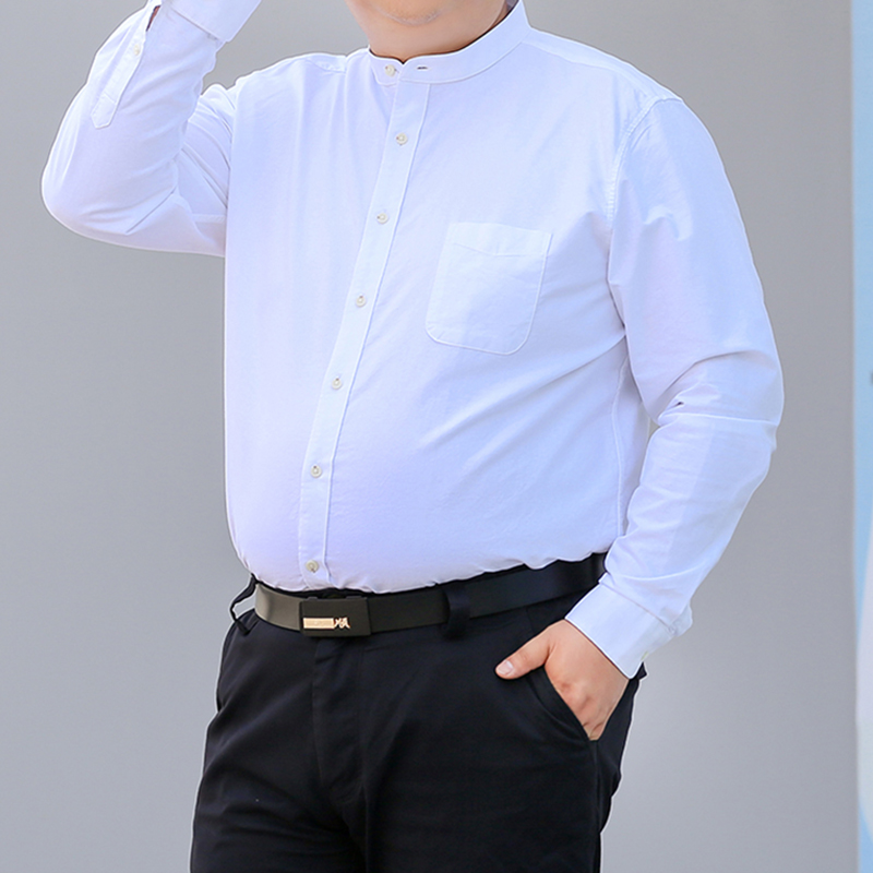 Autumn New Korean Shirt S-10XL - Mandarin Collar Formal Shirt Slim Fit review and price