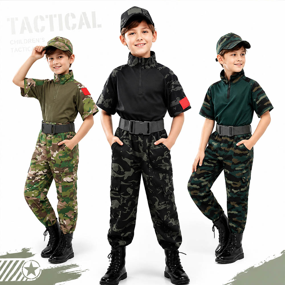 Kids Camouflage Tactical Frog  - Tactical Military Shirt Cargo review and price