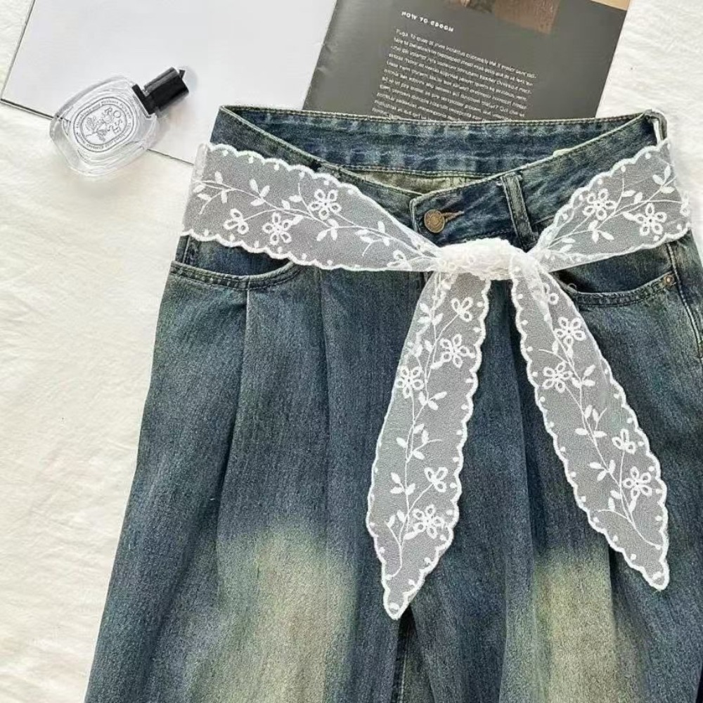 Sweet White Lace Belt for Wome - Jeans review and price