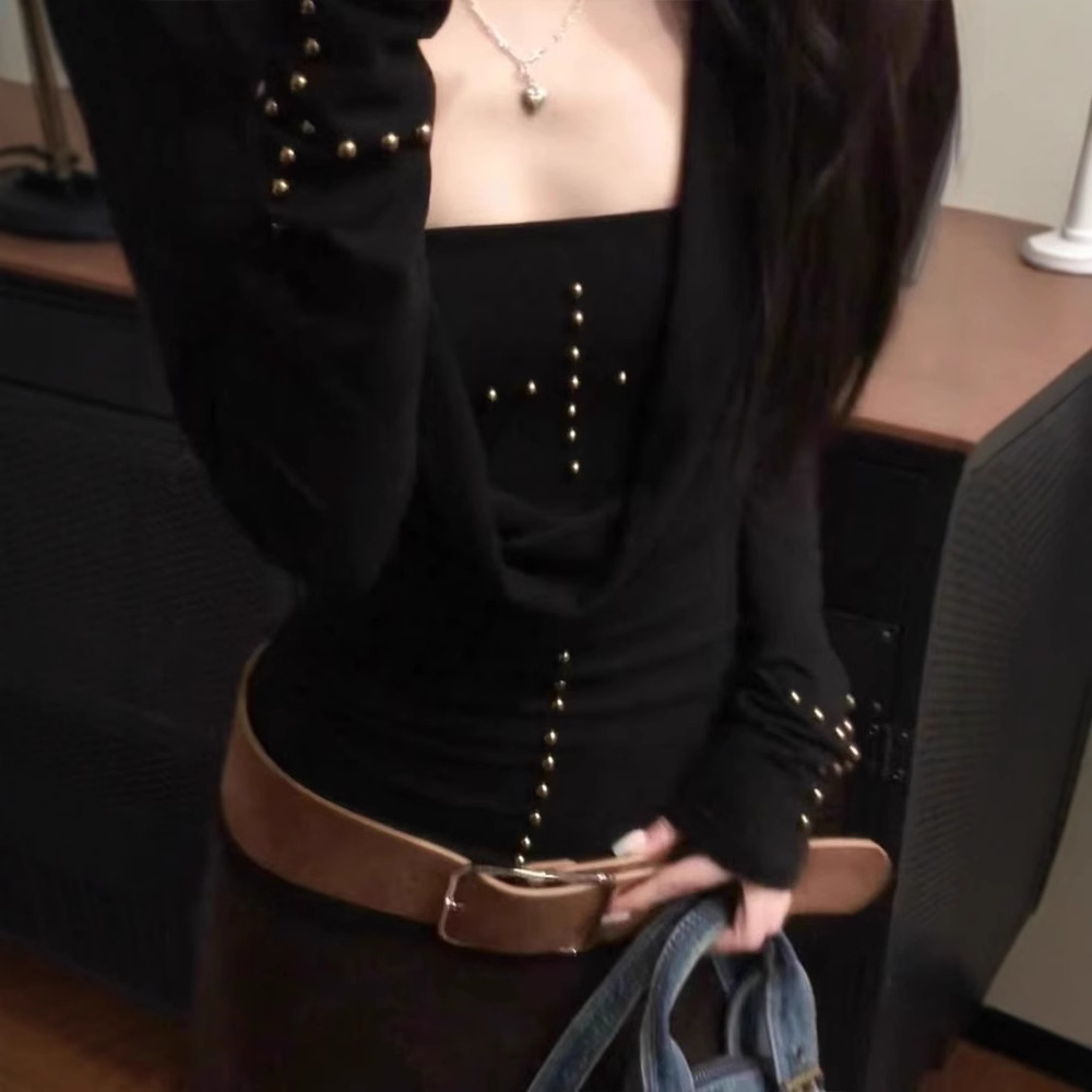 Y2k Dark Girl Cross Long Sleev - T-Shirts review and price