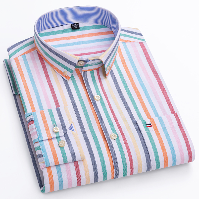 2024 Fashion Men Work Business - Oxford Cotton Casual Shirt Business review and price