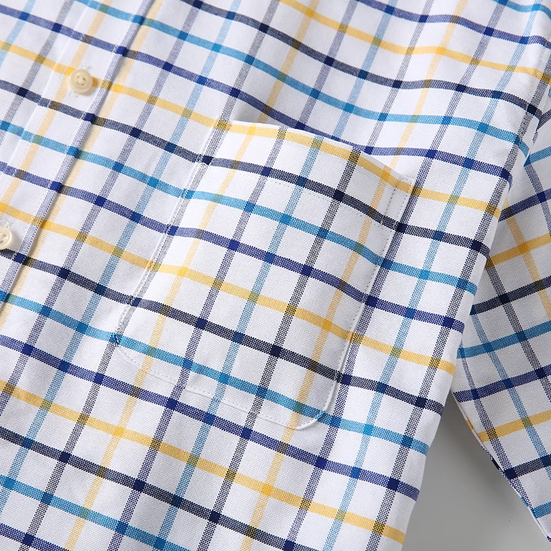 Men's 100% Cotton Shirts Long  - Oxford Cotton Casual Shirt Business review and price