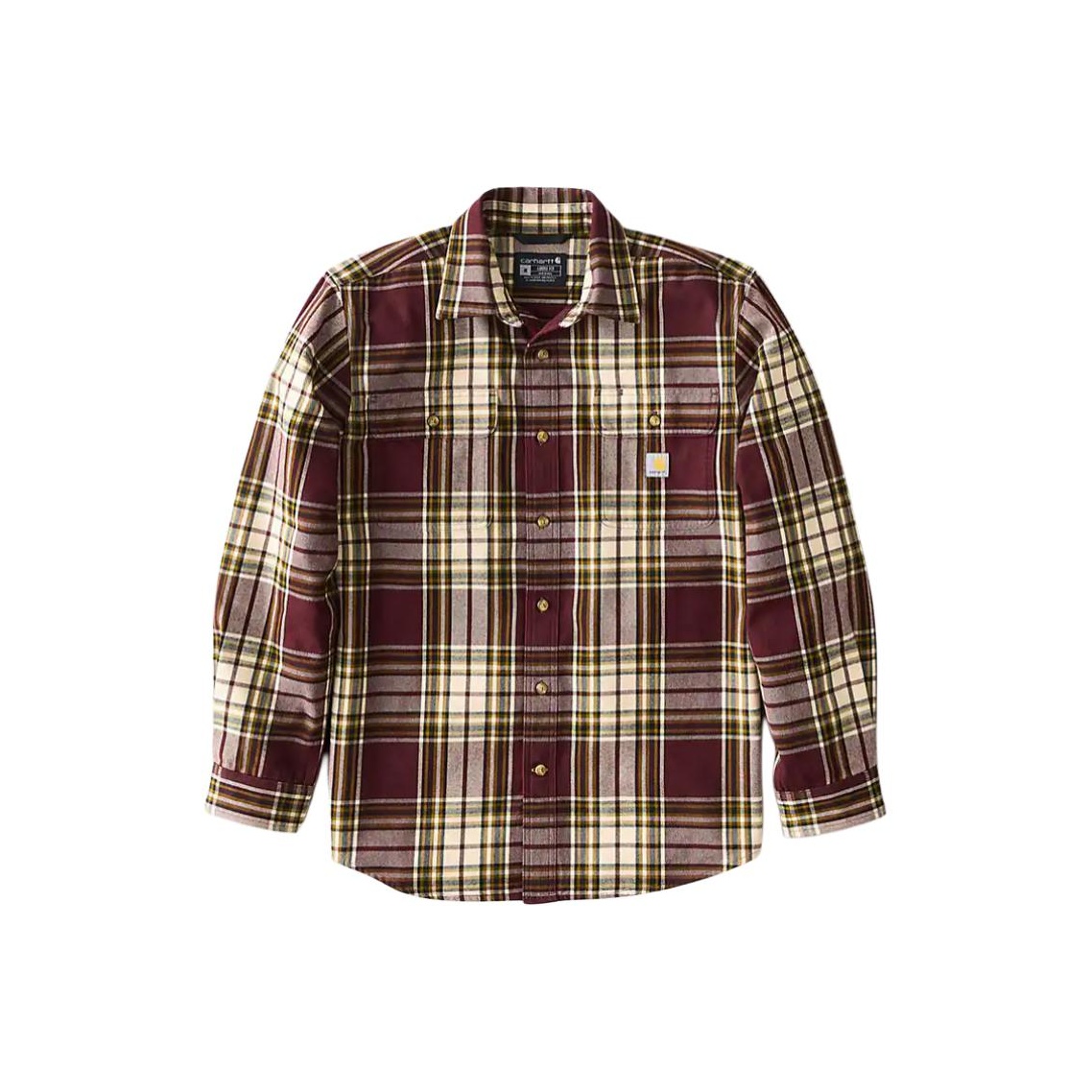 Carhartt FW25 107013 Loose Fit - Flannel Plaid Shirt Heavy Weight review and price