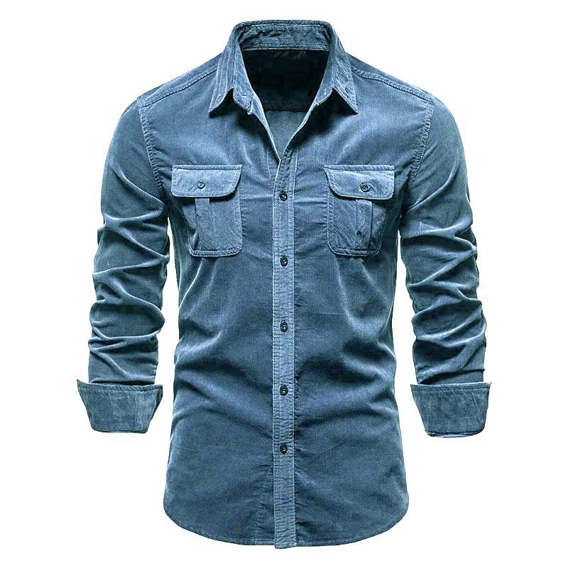 Men's New Corduroy Shirt Cotto - Corduroy Button Up Shirt Men review and price