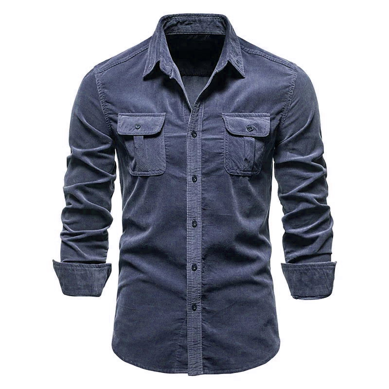 Men's New Corduroy Shirt Cotto - Corduroy Button Up Shirt Men review and price