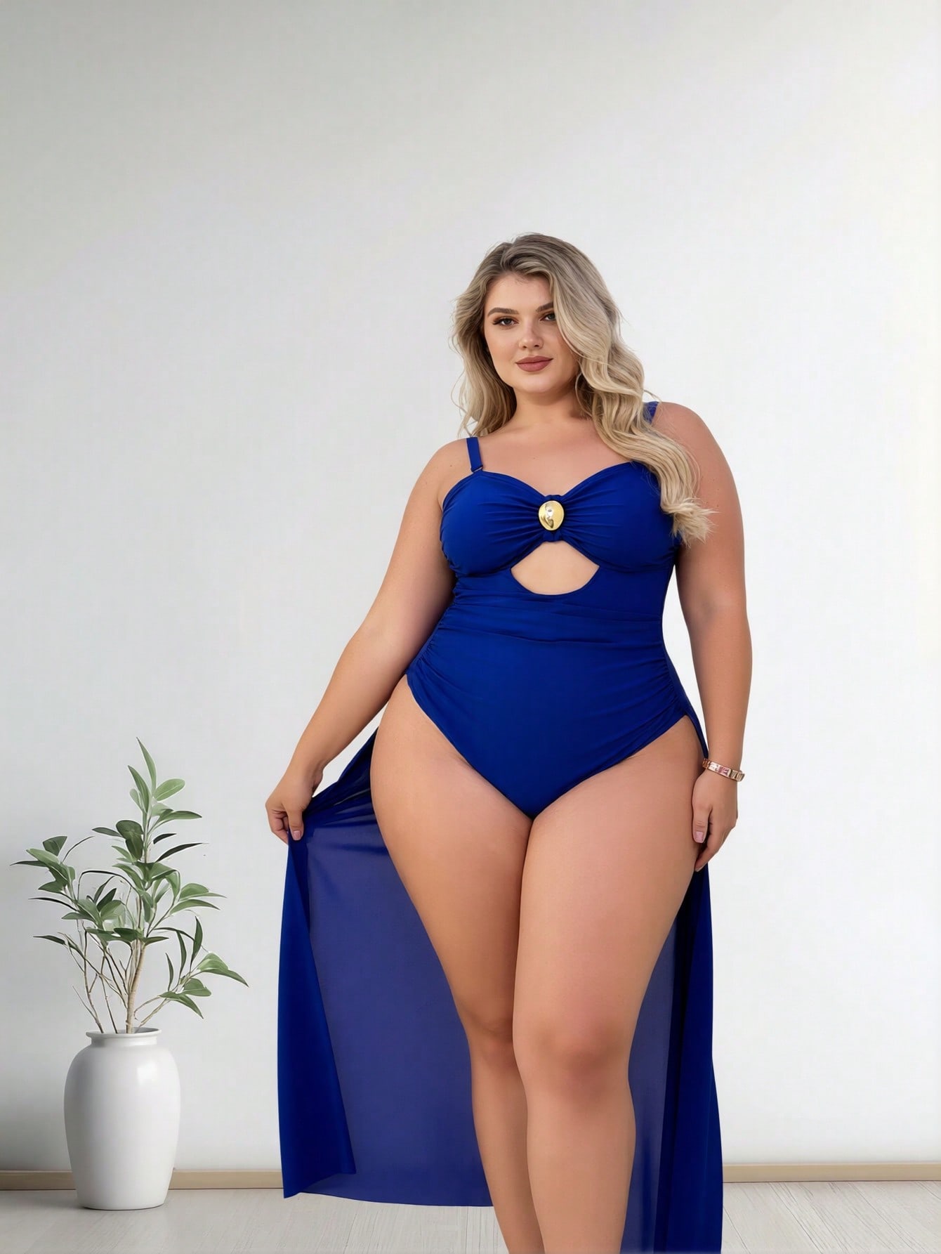 2026 New Plus Size Royal Blue  - Suits review and price