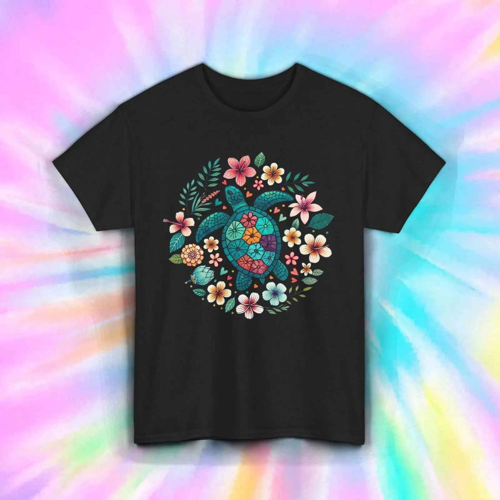 Floral Turtle T Shirt Mandala  - Vintage Hawaiian Floral Shirt review and price