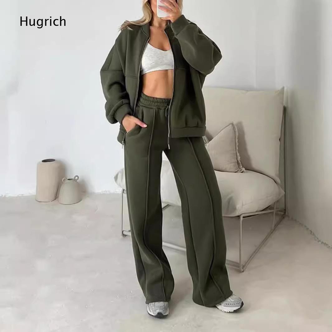 Women Zip Up Oversized Jacket  - Jackets review and price