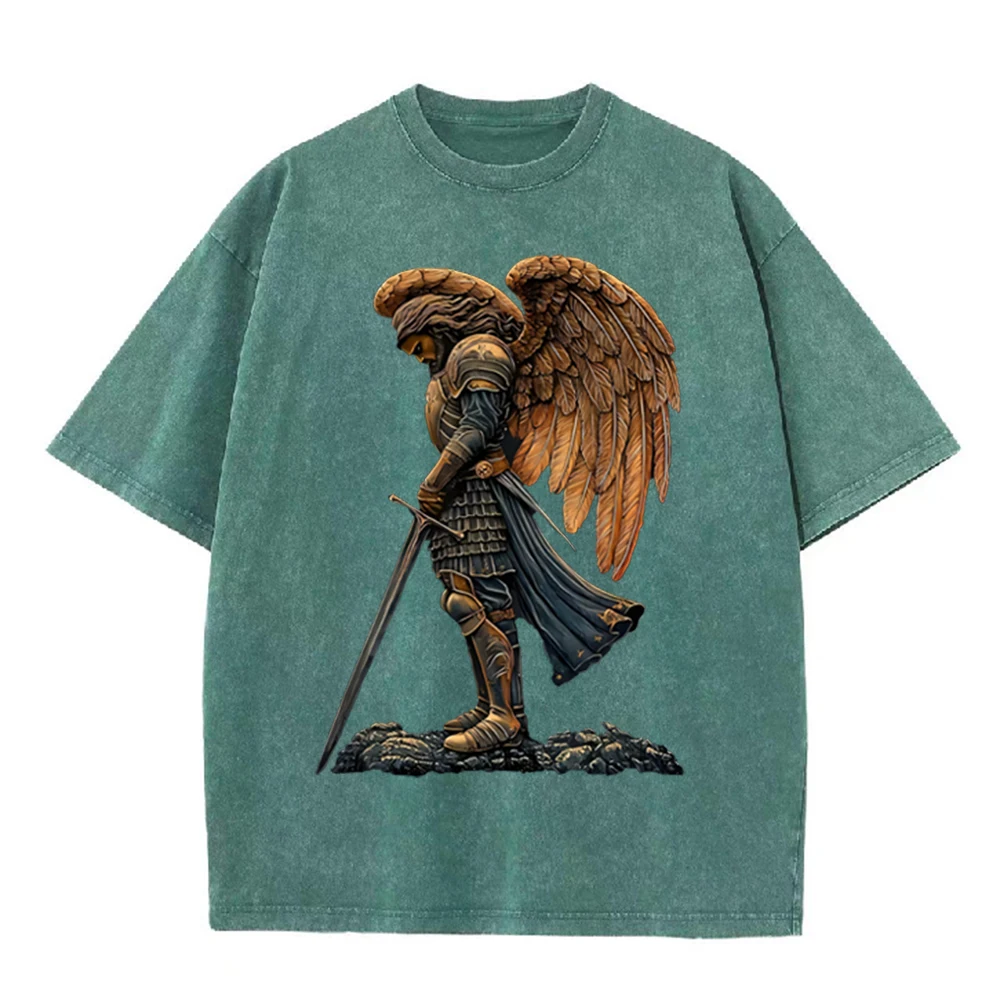 2026 Vintage Armored Angel War - Acid Wash Vintage Graphic T Shirt review and price