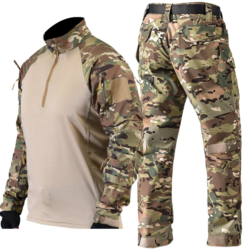 Men's Tactical Combat Uniform  - Tactical Military Shirt Cargo review and price