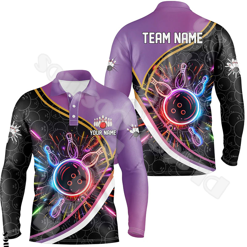 Custom Name Strike Bowling Pla - Short Sleeve Bowling Shirt Retro review and price